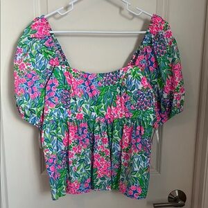 Lilly Pulitzer Kay Top - A Cherry on Top